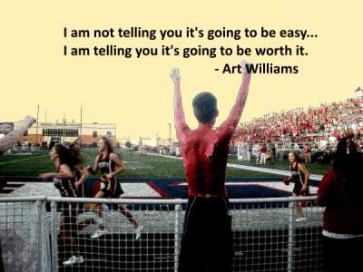 Success quote by Art Williams